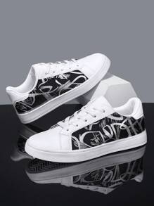 New Design Breathable Retro Low-Top Skateboard Casual Knitted Shoes For Men, Unisex Anti-Slip Comfortable Versatile Athletic Sneakers Suitable For Outdoor, Street, Business Travel Activities And Daily Wear