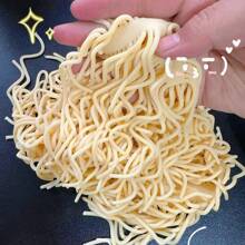1pc Simulation Ramen Knead Happy Convenient Pasta Play Handmade Seafood Fried Noodles Soft Glue Toy Decompression