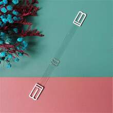 1/3pcs Set Bra Strap Extender, Adjustable Metal Buckle, Solid Color Polyamide Elastic Non-Slip Shoulder Strap Clips, Black, White, Beige, Lingerie Accessories Summer Cooling,Beach,Travel