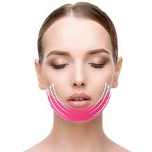 1 片胶带 | 面部肌筋膜提升胶带，用于紧致肌肤、调理紧致肌肤 | 面部、颈部和前额提升胶带 | 抚平皱纹、提升肌肤