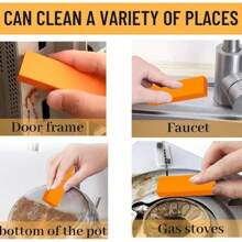 1 Pc Easy Limescale Eraser Rubber Household Kitchen Cleaning Tools Kitchen Toilet Rust Brush Bathroom Glass Rust Remover - Multicolor - View 6