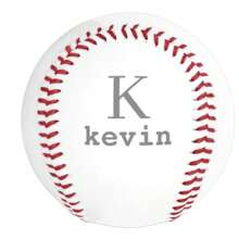 Custom 1/2/3pcs Personalized Name Baseball, PU Material, Size 9 Soft Training Ball, Special Gift For Boyfriend, Husband, Son, Dad, Groom, Birthday, Wedding, Christmas Or Groomsmen Graduation