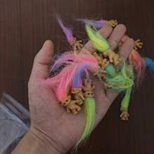 5/10/20/30pcs Mini Troll Dolls, Retro Lucky Troll Miniature Movable Figurines, Colorful Cute Guys Series, School Projects, Arts & Crafts, Party Favors, Christmas Gifts, Random Colors - Multicolor - View 6