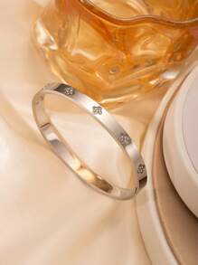 时尚简约女士不锈钢手链，适合日常佩戴、生日聚会、送给朋友的礼物 - 多款 - 查看 15