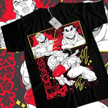 Baki Hanma T-Shirt Baki The Grappler Yujiro Boxing Gym Anime Gift Shirt All Size4.Jpg - 黑色 - 查看 1