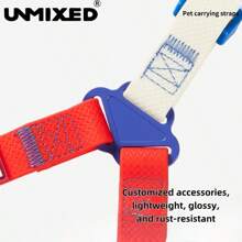 UNMIXED 宠物胸背带和牵引绳 PVC 套装，背包式胸带，防止逃脱，方便遛狗