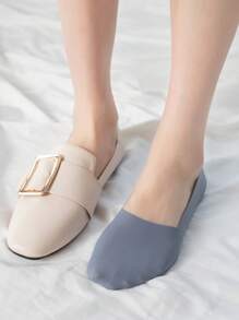 1/2/4 Pairs Of Women's Socks, Ultra-Thin Invisible Non-Slip Boat Socks, Comfortable And Soft High-Elastic Ankle Socks In Summer, Novel And Interesting Solid Color Socks, Fashionable White Socks, Suitable For Daily Travel And Party Use Boat Socks, Casual Holiday Gifts For Mother's Day, Easter, Spring And Summer, Wedding Anniversary Whimsical Gothic Style Four Seasons Gifts, Black Socks, White Socks