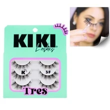 Kiki Lashes Kit De Pestañas Reutilizables Tres Piezas - 3F - Ver 3