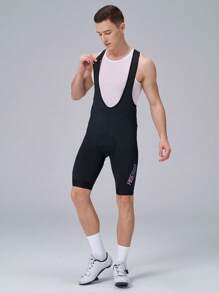 Men's Cycling Bib Shorts 4D Padded Breathable Road Bike Cycling Bibs Biking Bicycle Gel Long Travel