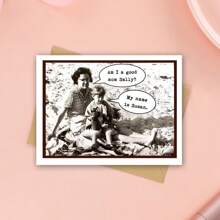 有趣的母亲节贺卡、复古照片母亲节贺卡、母女贺卡、母亲节贺卡、妈妈生日贺卡 - 多色 - 查看 7