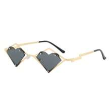Gafas unisex con montura con forma de corazón 848