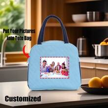 Personalized Lunch Tote Bag - Adult Reusable Leak Proof Insulation Material, Custom Artwork, Keeping Sandwiches Crispy All Day Long - Multicolor - View 10