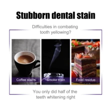 30ml V34 Purple Toothpaste, Cleans Oral Odor, Stains, Whitens Teeth, Dental Care, Teeth Whitening, Removes Tea/Smoking Stains, Freshens Breath