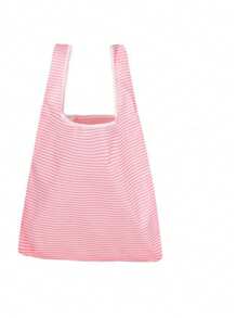 1 件便携式购物袋，高端购物手提包，牛津布可折叠购物袋