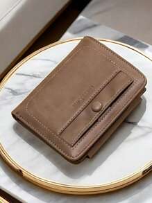 1 pieza Nuevo Billetera de Hombre, Cartera Plegable Trifold Multifunción, Moda Titular de Tarjetas con Múltiples Ranuras, Regalo Ideal para Él, Día de San Valentín, Año Nuevo, Cumpleaños. Adecuado para Adolescentes, Casual de Verano, Outdoor, Deportivo, Vacaciones, Viaje, Regalos de Graduación o Accesorios de Vestir de Cumpleaños