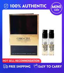 Carolina Herrera Ladies Good Girl Eau De Parfume EDP  Natural Spray Perfume For Women 1.5ml 0.05 Oz Fragrances Mini Travel Size - 3ml(1.5ml*2支) - 查看 1