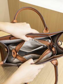 Damen Shopper Tasche mit großer Kapazität, vielseitig einsetzbare Schultertasche, modische Lässig Handtasche, gehobene Marken-Nische, stilvolle Oversize-Tasche, Neuheit 2025, Lässig Handtasche