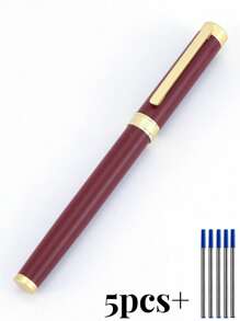 [Customized] High Quality Business Office Ball Pen Set In Gift Box, Includes 2 Refills, Daily Writing, Signing, Gifting For Father's Day, Thanksgiving, Christmas, Birthday, Friends, Relatives, Leaders, Colleagues Back To School