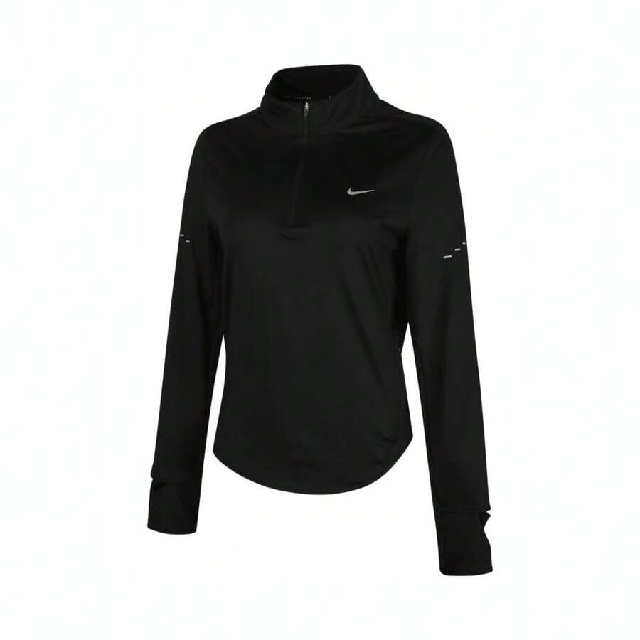 Nike Áo chạy bộ chống nắng nhẹ, nhanh khô SWIFT DRI-FIT dành cho nữ, mùa hè, phong cách HQ0500-010 - màu đen - Xem 1