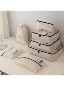 7Pcs/Set Large Capacity Foldable Storage Bag For Sorting Clothes, Pants, Underwear, Socks With Easy Access And Visibility - Space-Saving - Multicolor - View 15