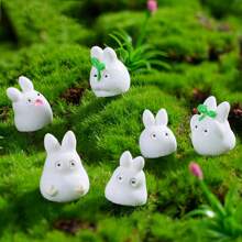 6pcs Easter & New Year 2025 Miniature Luminous Growing Little Pixies, Gardening Landscaping DIY Decor Accessories