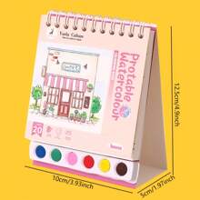 1 Set Watercolor Paper Watercolor Painting Set Watercolor Graffiti Coloring Book Art Painting Book Creative Watercolor Painting Book,Perfect Birthday Gift, Easter Gift, Party Holiday Gift