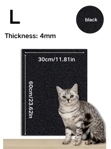 1 PC Kattenkrabmat is stevig, krasbestendig, laat geen vuil vallen Bescherming, de bank kan gemakkelijk worden geknipt en geplakt, de kattenkrabmat is ademend, slijtvast, krasbestendig, kan op de muur worden geplakt, uitstekend materiaal, zwart, beige, donkerblauw 3 kleuren kunnen kiezen Eenvoudig ontwerp