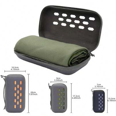 Ultra-Fine Fiber Towel, Ultra-Fine Fiber Beach Towel, Backpack Towel, Quick-Dry Camping Towel, Lightweight, Soft, Compact, Quick-Drying, Suitable For Fitness, Hiking, Yoga, Camping, Travel