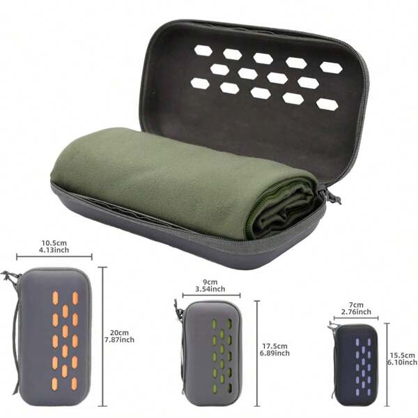 Toalha de Fibra Ultra-Fina, Toalha de Praia de Fibra Ultra-Fina, Toalha de Mochila, Toalha de Camping de Secagem Rápida, Leve, Macia, Compacta, de Secagem Rápida, Ideal para Fitness, Caminhada, Yoga, Camping, Viagem
