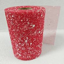 1 Cuộn 15cm Ruy băng lưới chấm tuyết thủ công DIY bó hoa hồng Lưới đóng gói bó hoa, Bao bì cửa hàng hoa, Dành cho người bán hoa và thợ thủ công, Hoàn hảo cho khăn trải bàn và tiệc sinh nhật, Hoàn hảo cho mùa đông, năm mới, ngày lễ tình nhân, trang trí đám cưới - Nhiều màu - Xem 14