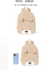 Personalized Embroidered Style, Student Casual Cartoon Backpack, Large Capacity Leisure Backpack, Animal Cartoon Backpack, Student Back-To-School Backpack, Popular Cute Bear Backpack, Corduroy Student Backpack, Large Capacity Leisure Backpack, Large Capacity Cartoon Plush Backpack, Fashion Casual Backpack, Corduroy Fashionable Personalized Casual Backpack, Large Capacity Cute Bear Backpack