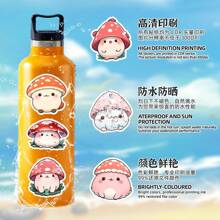 50PCS Kawaii Mushroom Stickers Vinyl Aesthetics Stickers Scrapbooking, Diary, Bumper, Skateboard, Water Bottle, Cartoon, Hard Hat, Car Stickers And Decals
