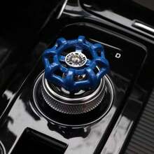 通用工业阀门式汽车发动机启动按钮套，按压式点火启动器装饰盖，金属，发动机停止启动按钮配件，用于车辆内部增强 - 多用途车辆更换部件 - 彩色 - 查看 9