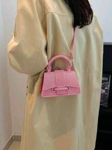This Year's Popular Super Texture Bag Foreign Mini Small Square Bag, New Solid Color Versatile Handbag, Women's Bag