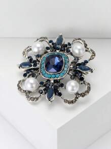 时尚水钻巴洛克胸针 女士礼服西装别针配饰 派对宴会礼物