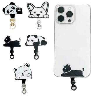 1 st Phone Tether Tab Cartoon Design Phone Lanyard Patch Pad Universal Phone Tether Tabs