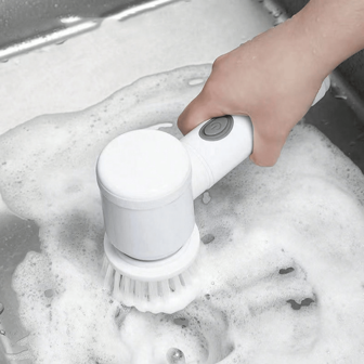SOKANY Handheld Wireless Cleaning Brush, Kitchen Household Dishwashing, Pot Brushing, Multi-Function Brush, Electric Cleaning Brush