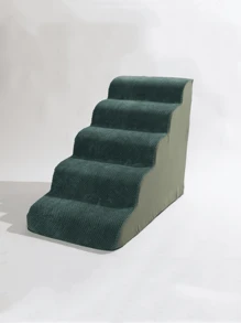 Multiple Pet Cat Dog Stairs, Home Use Small Dog Teddy Sloping Ladder, Foam Steps For Sofa Bed - Dark Green - View 7