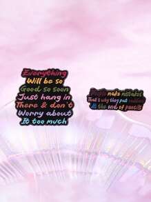 2 件鼓励谚语珐琅别针人们会犯错误，这就是为什么他们在铅笔末端放橡皮擦金属徽章朋友