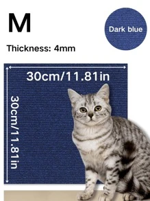 1 PC Kattenkrabmat is stevig, krasbestendig, laat geen vuil vallen Bescherming, de bank kan gemakkelijk worden geknipt en geplakt, de kattenkrabmat is ademend, slijtvast, krasbestendig, kan op de muur worden geplakt, uitstekend materiaal, zwart, beige, donkerblauw 3 kleuren kunnen kiezen Eenvoudig ontwerp