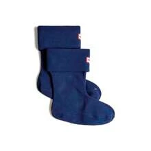 HUNTER Fleece Short - Boot Sock - Navy Blue - View 1