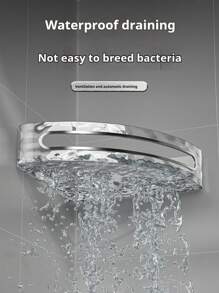 1 pieza Estantería de esquina para ducha, para almacenamiento de champú, acondicionador y jabón, diseño de drenaje rápido, instalación sin taladrar, apta para baño, cocina, accesorio de almacenamiento multifuncional para el baño, decoración del hogar, organizador de baño, decoración de otoño, de vuelta a la escuela