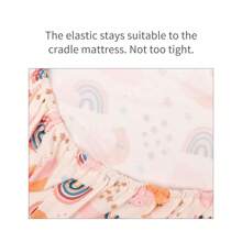 ALVABABY 1 szt. Miękkie i lekkie, przenośne prześcieradło do łóżeczka dla chłopców i dziewcząt, materac dla graczy