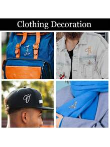 Vintage Versatile Men's English Letter Brooch, Suit Lapel Flower Badge, Unisex Fashionable Large Pin Clothing Accessory, High-End Suit Decoration, Sweater/Jacket Pins, Suitable For Parties, Weddings, Birthdays, Daily Wear, Holiday Gifts