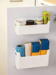 1pc Kitchen Wall-Mounted Storage Box, Cabinet Storage Box For Home