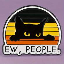 1 件独特锌合金创意珐琅徽章胸针，男女皆宜 - 适合背包、帽子和夹克的时尚配饰别针 - 送给朋友和家人的完美生日礼物 - 1個 - 查看 5