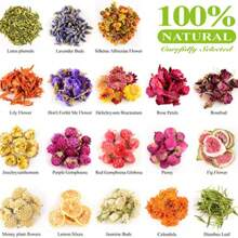 1pc 30g/90g/150g/300g, 5pcs/15pcs/25pcs Dried Plant Decor, Fragrance Cinnamon Sticks, Jasmine, Pingyin Rose, Marigold, Orange Slices, Lavender, Star Anise, Strawflower, Rosemary, Lemon Slices, Hawthorn, Golden Rose, Mimosa, Dandelion, Chrysanthemum, Longan, Red Plum, Carnation, Rose Petals DIY