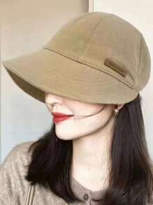 2025 夏季女士棒球帽，可爱渔夫帽，时尚防紫外线，新款韩版户外帽子 - 彩色 - 查看 1