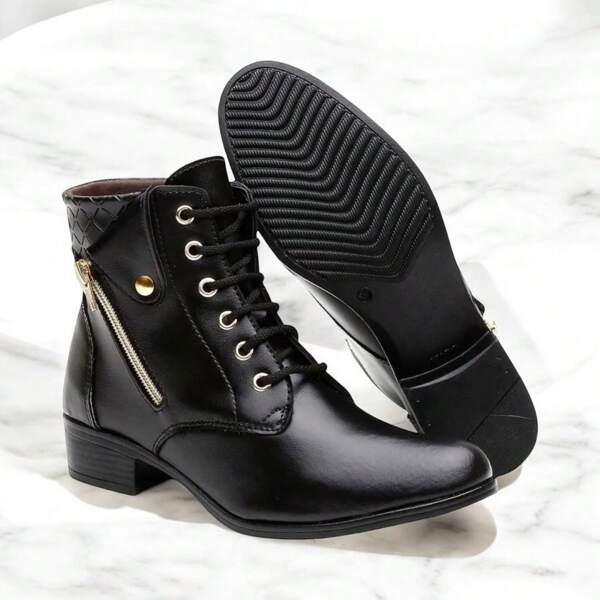 Botinha Coturno Feminino Linha Confortavel Preço de Fabrica