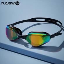 YLKJSWIM Unisex Swimming Goggles, Anti-Fog & Leak-Proof, Maximum Comfort Adjustable Dual Strap, Mirrored/Non-Mirrored Lens Swimming Goggles Pool Accessories, Beach Essentials, Beach Accessories, Pool Float